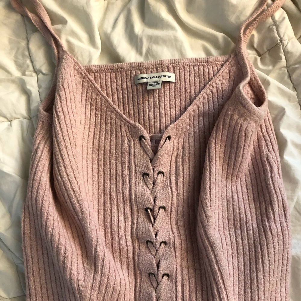 AE sweater tank top